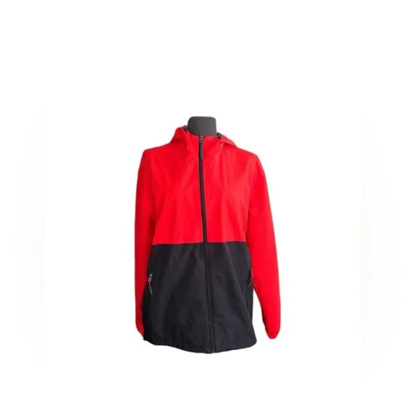 PGA Tour Men's Red Black Golf Zip Up Windbreaker Jacket - Picture 7 of 8